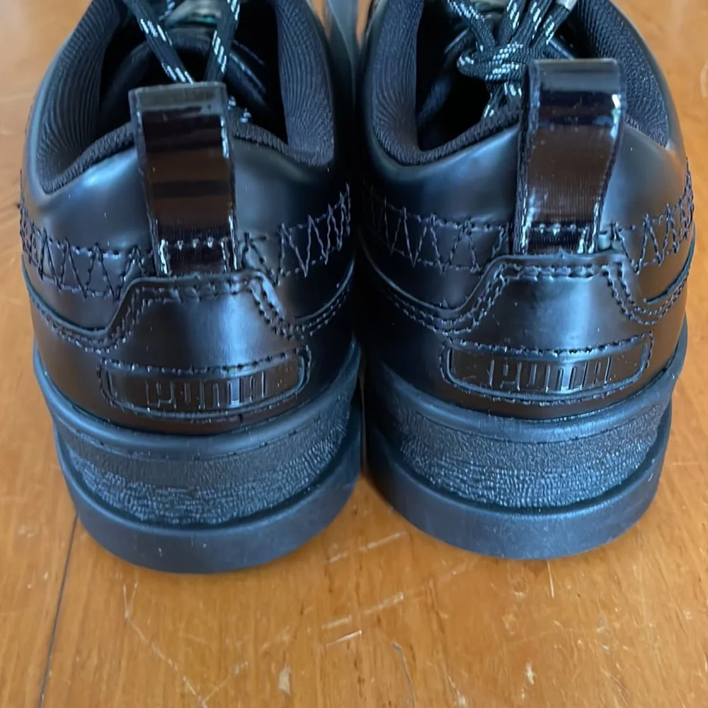 Women’s Puma Sneakers Dua Lipa Mayze Flutur Platform Black 388013-01 Size 8 NEW - Picture 4 of 8